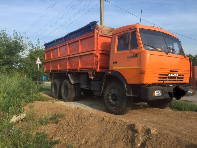 КАМАЗ 55102 оранжевый
