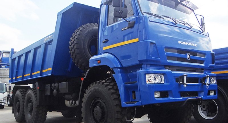 КАМАЗ 65222 синий