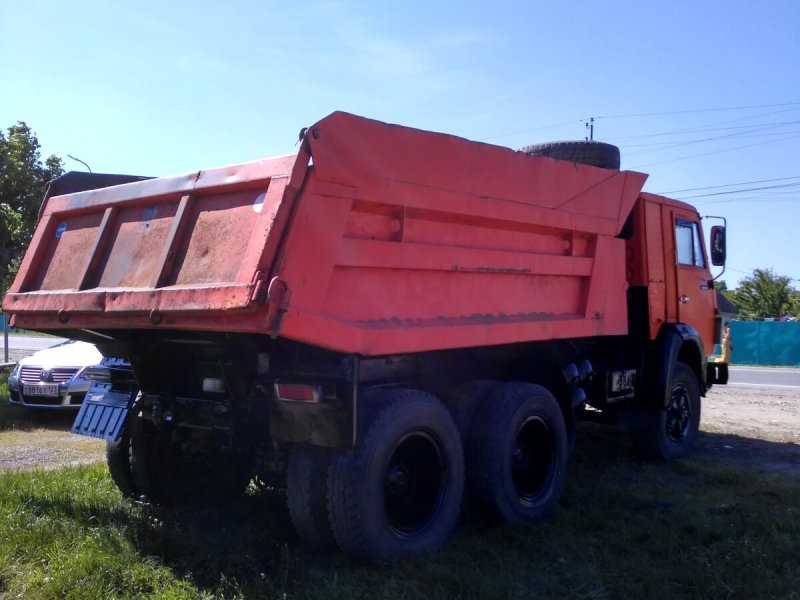 КАМАЗ 5511 самосвал с прицепом
