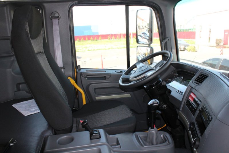 JAC n350 самосвал салон