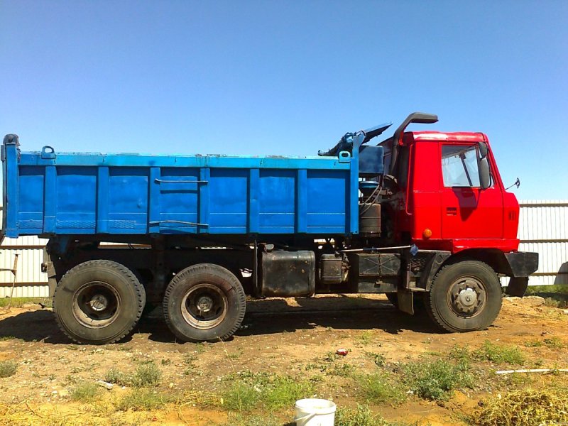 Объем кузова Татра 815 самосвал