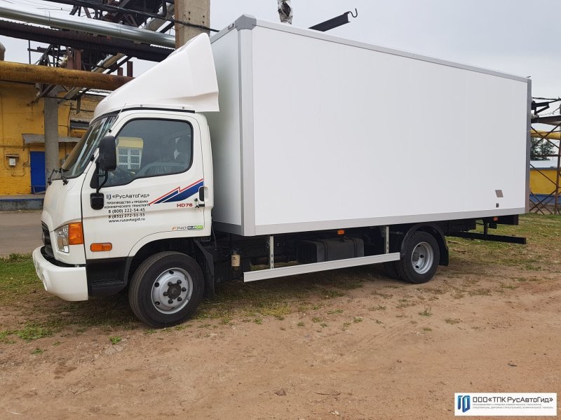 Hyundai HD 78 isolated