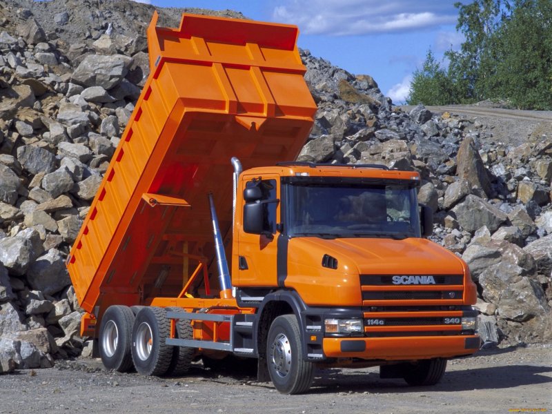 Scania t114 самосвал