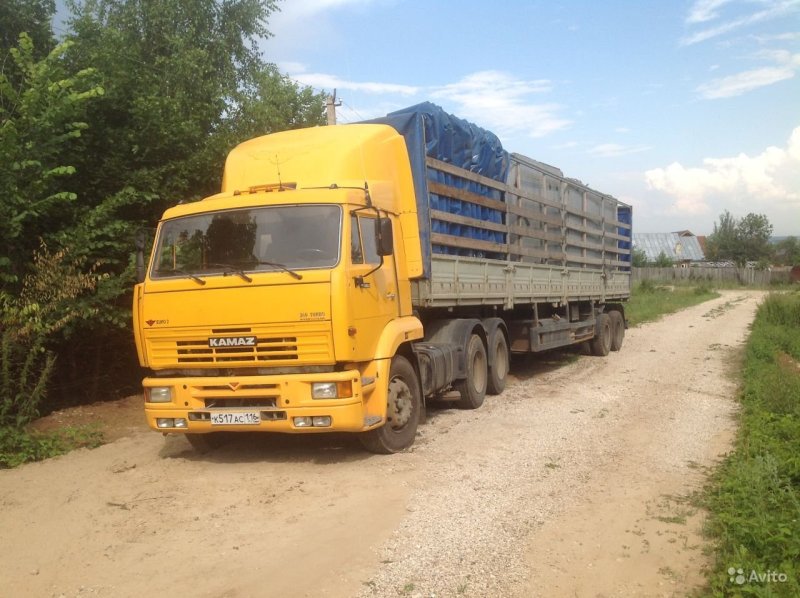 КАМАЗ 65116 С полуприцепом