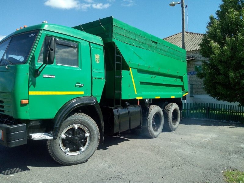 КАМАЗ 5511 зелёная кабина