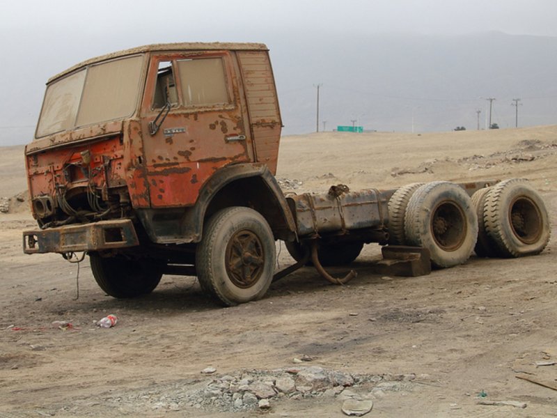 КАМАЗ 5410 заброшен