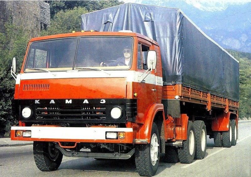 КАМАЗ 54112 С полуприцепом