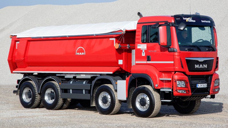 Man TGS 8x8 самосвал