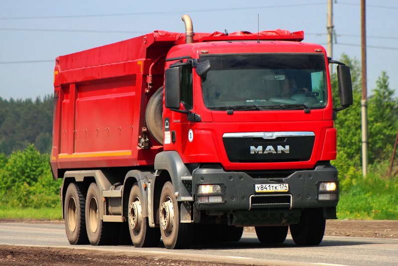 Самосвал man TGS 41.440 8x4 Бецема