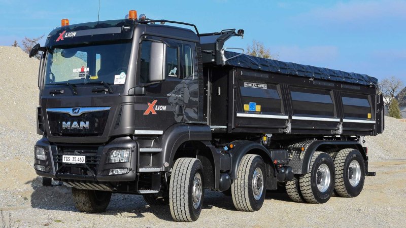 Ман самосвал 8х4