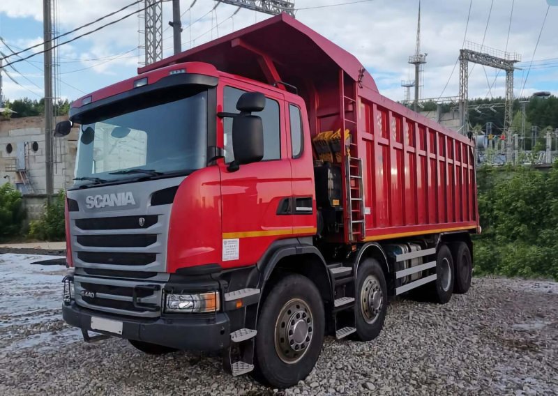 Scania p8x400 самосвал