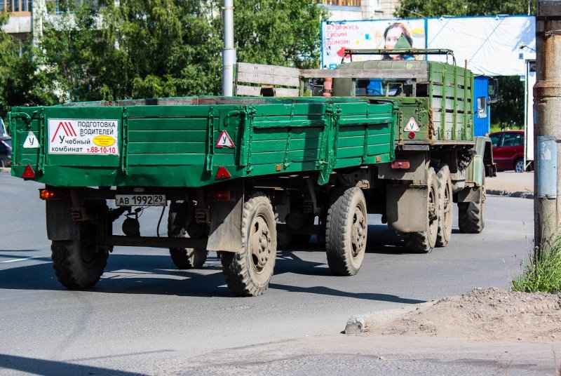 ЗИЛ 131 С прицепом