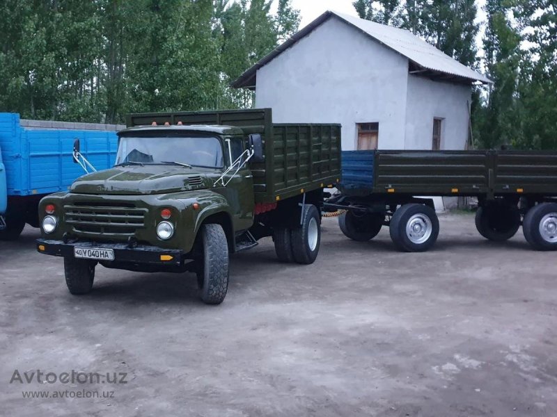 ЗИЛ самосвал с прицепом