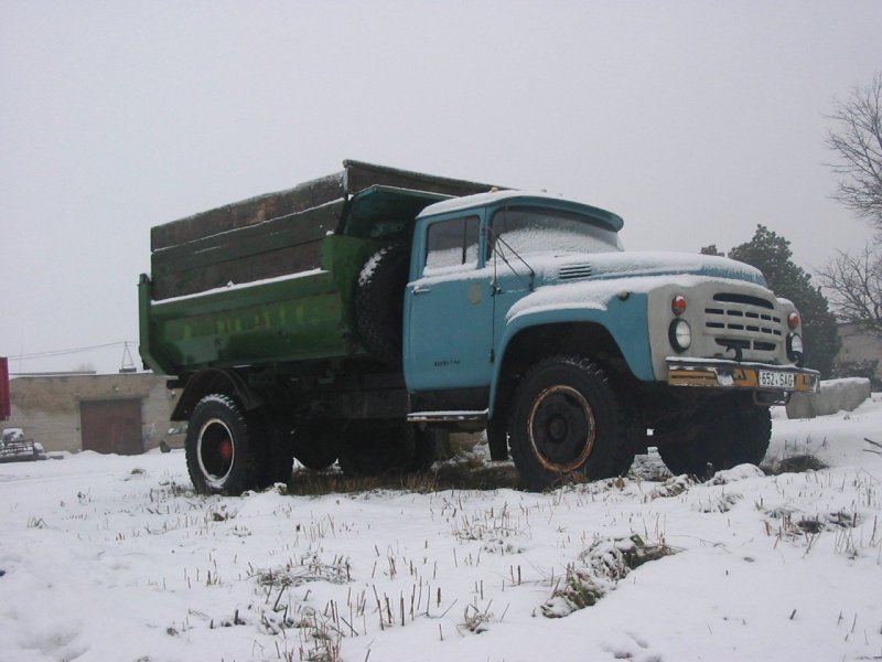 ЗИЛ 130 самосвал с прицепом