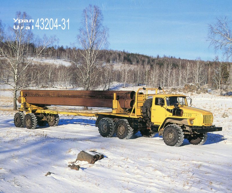 Урал 43204 лесовоз