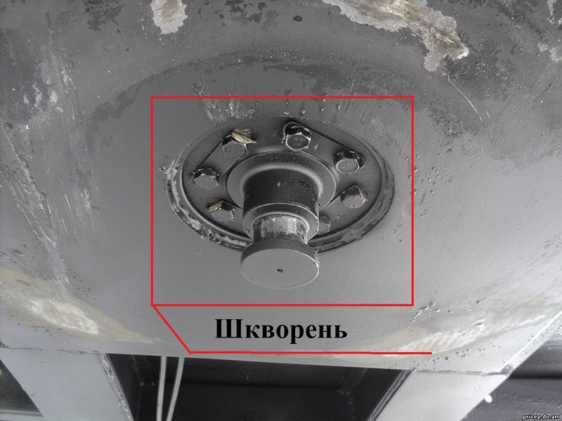 Опорная плита шкворня полуприцепа