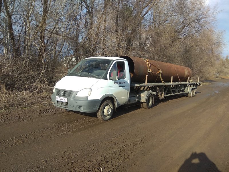 ГАЗ 3302 бортовой с полуприцепом