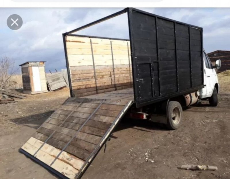 Трап на Газель скотовоз
