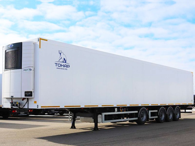 Полуприцепов - рефрижераторов Тонар r4-16 (41 евро палет) Хоу Carrier vector 1550