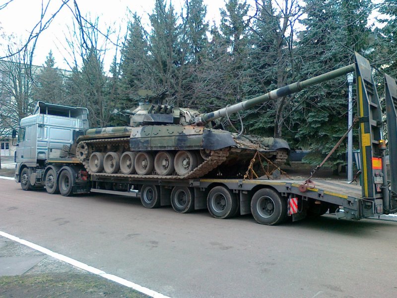 Урал трал 4 оси военный