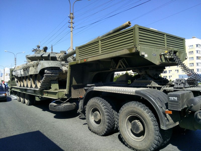 КАМАЗ трал военный
