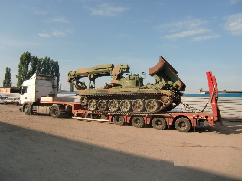 Танковый трал ЧМЗАП-9990