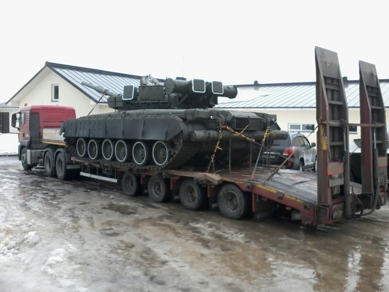 КАМАЗ трал военный