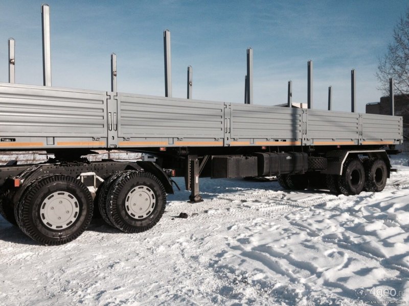 МАЗ 6×6 С полуприцепом