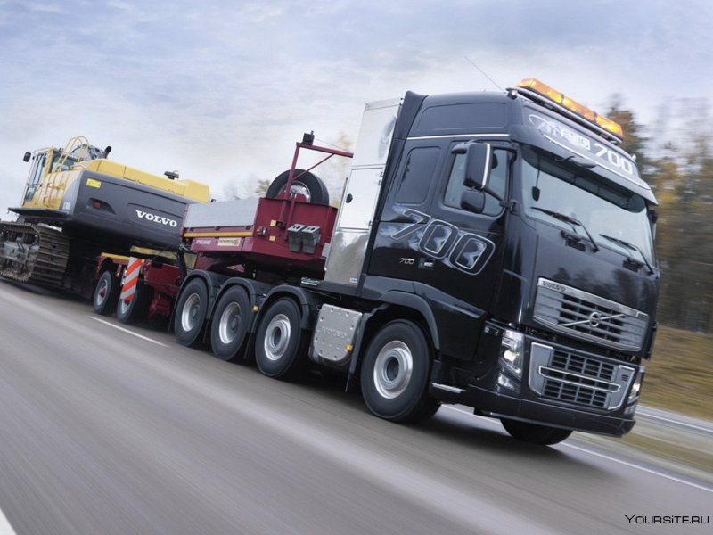 Volvo fh16 с тралом