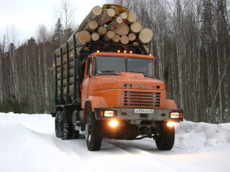 КРАЗ лесовоз