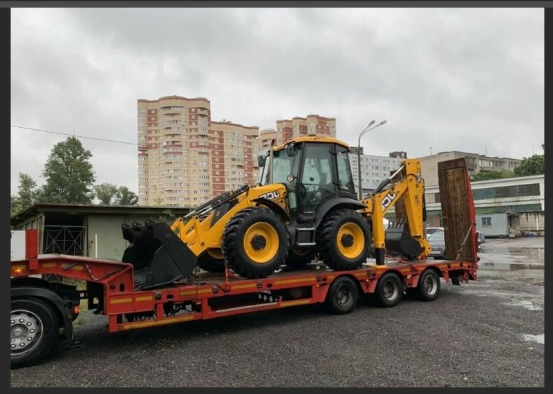 JCB 4cx на трале