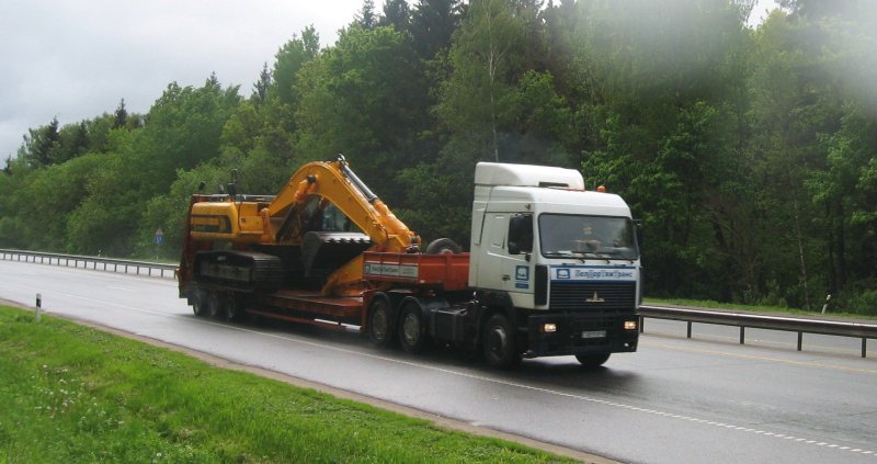 КАМАЗ 6460 С тралом
