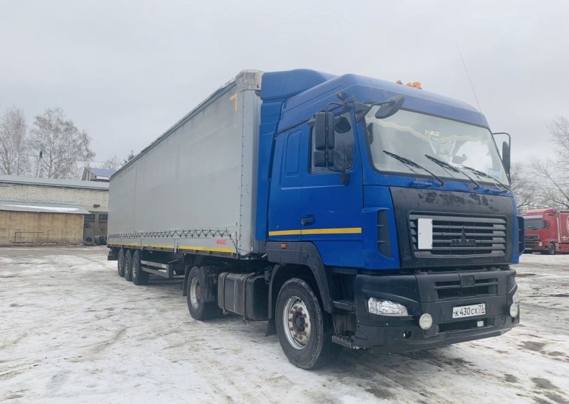 Тягач МАЗ 5440 С полуприцепом