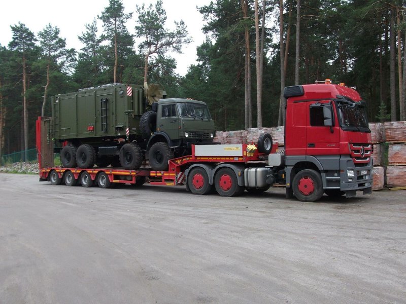 Низкорамный трал 65т