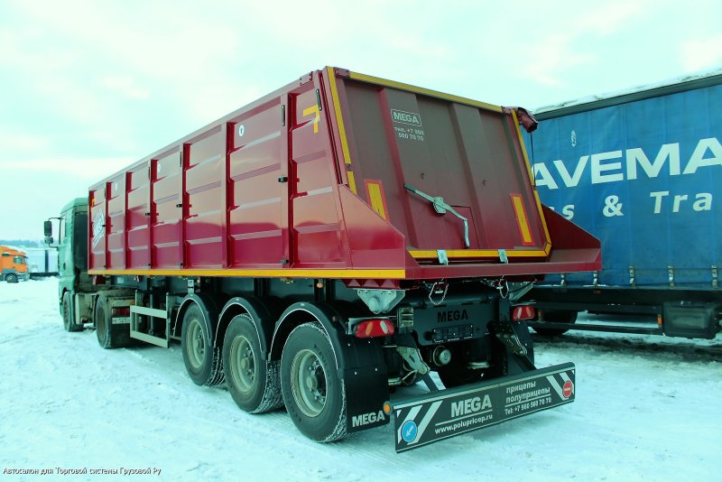 Mega MNW 3 (самосвальный полуприцеп 42 м3 ссу 1150 алюминий)