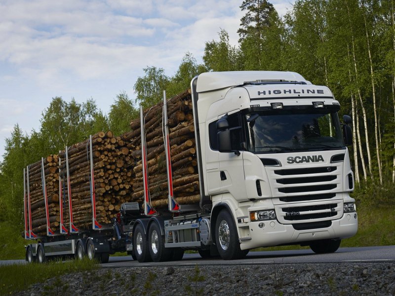 Scania r730 лесовоз
