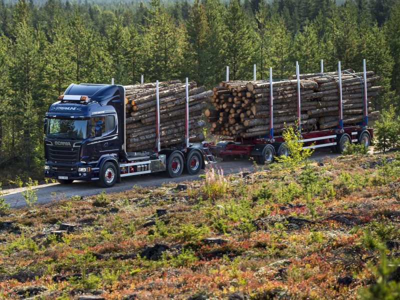 Scania r730 лесовоз