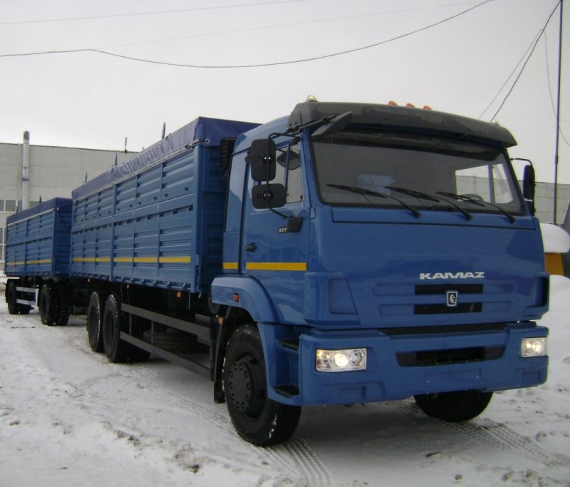 КАМАЗ 65117 зерновоз