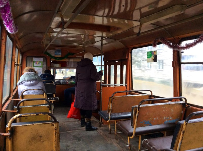 ЛИАЗ скотовоз автобус