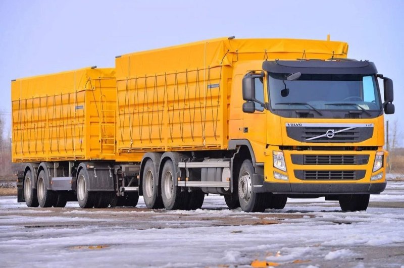 КАМАЗ Volvo зерновоз