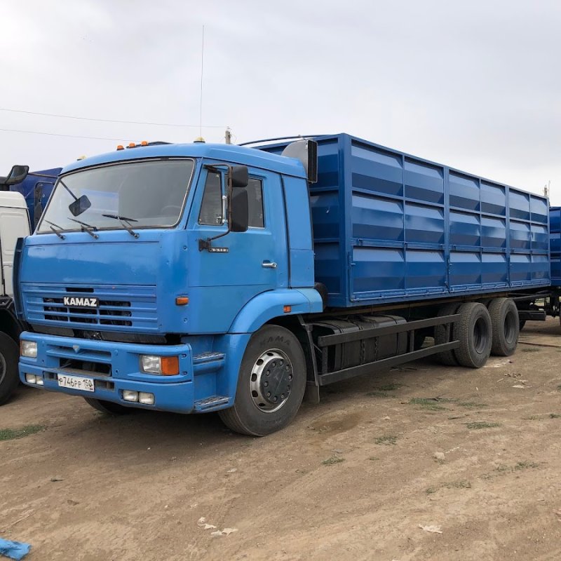 КАМАЗ 65115 зерновоз старый