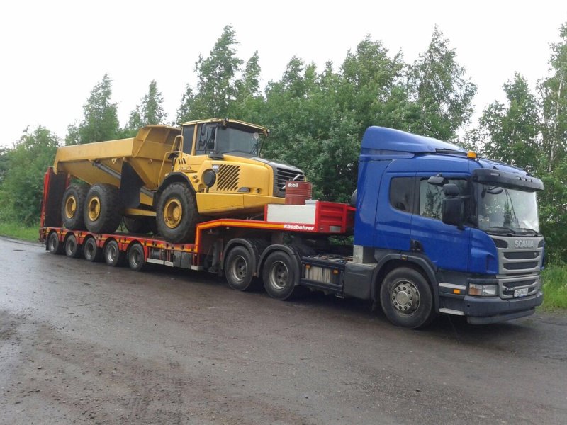 Трал негабарит КАМАЗ 43118