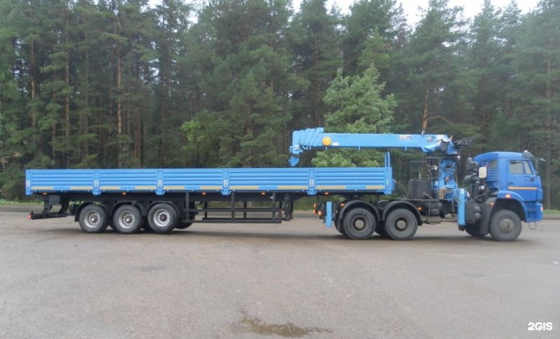 Манипулятор КАМАЗ 65117 борт 15 тонн стрела 7.2 тонны