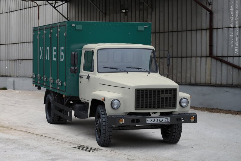 ГАЗ 3307 хлебовозка