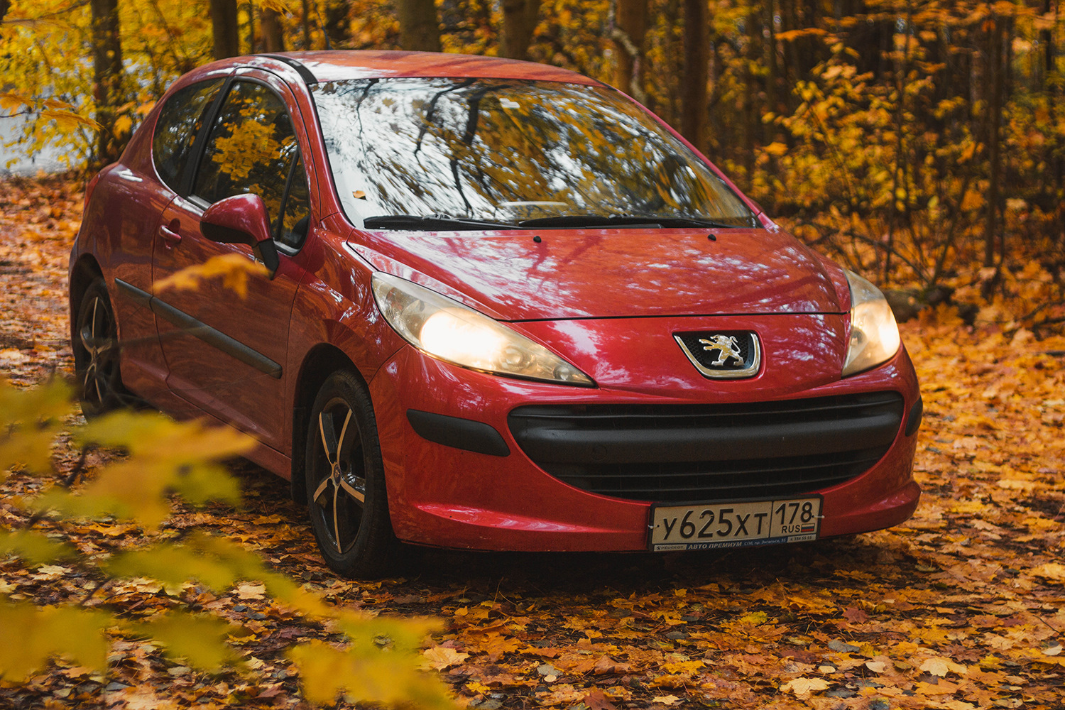 Отзывы пежо. Пежо 207. Машина Пежо 207. Peugeot 207 Red. Пежо 207 рыжее.