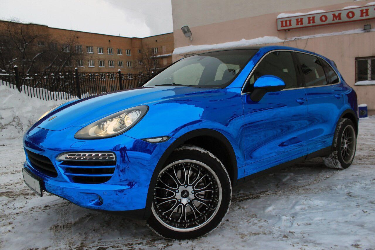 Porsche Macan красный матовый