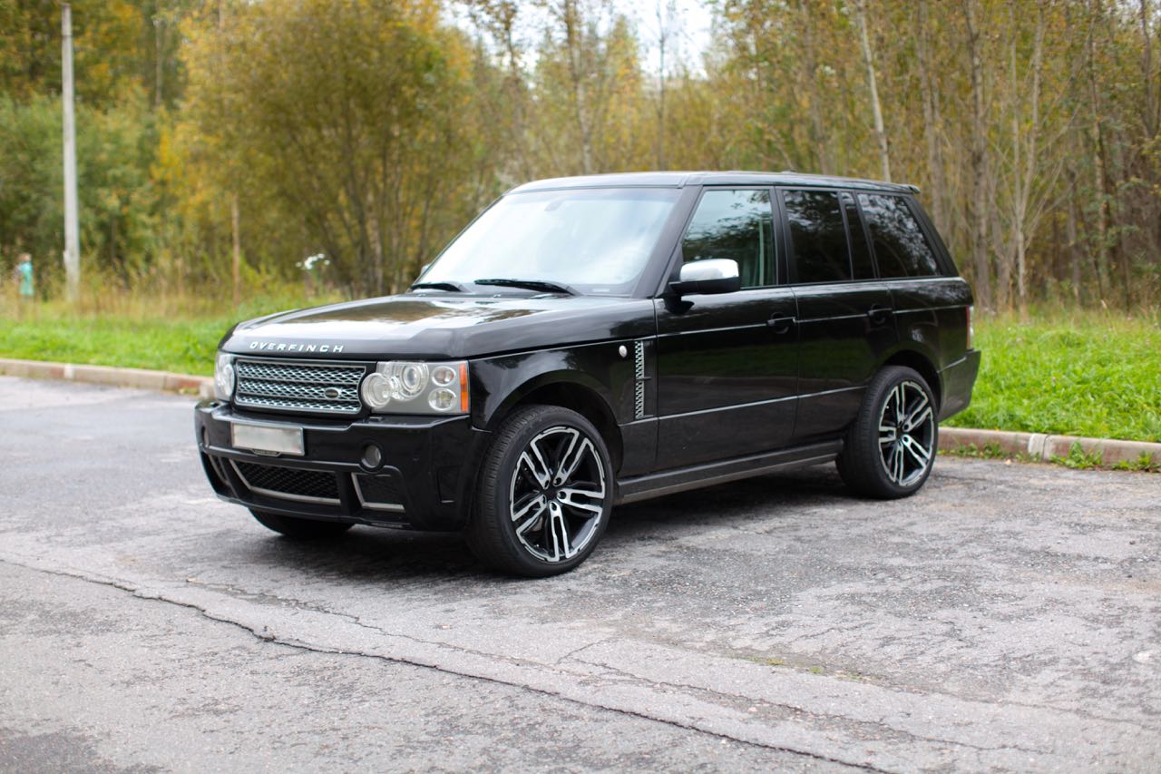 Range Rover Sport 2011 салон ночью