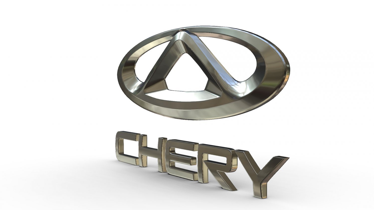 Chery logo 3d