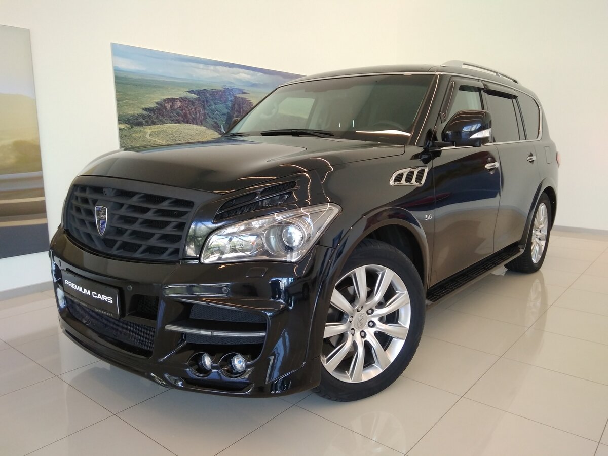 Инфинити джип qx56 черный