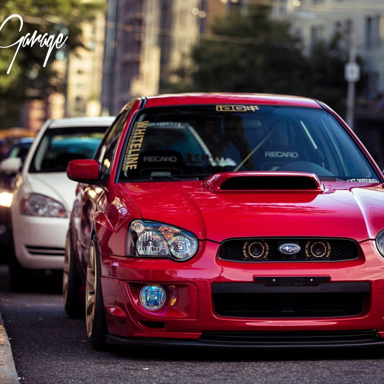 Subaru Impreza WRX STI 2006 красный